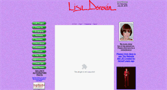 Desktop Screenshot of lisadonovan.com